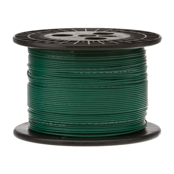 Remington Industries 16 AWG Gauge UL1061 Stranded Hook Up Wire, 300V, 0080 Diameter, Green, 25 ft Length 16UL1061STRGRE25